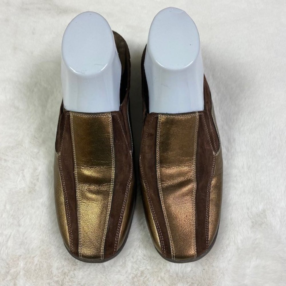 Sesto Meucci Leather Mules, size 9 - Picture 2 of 12